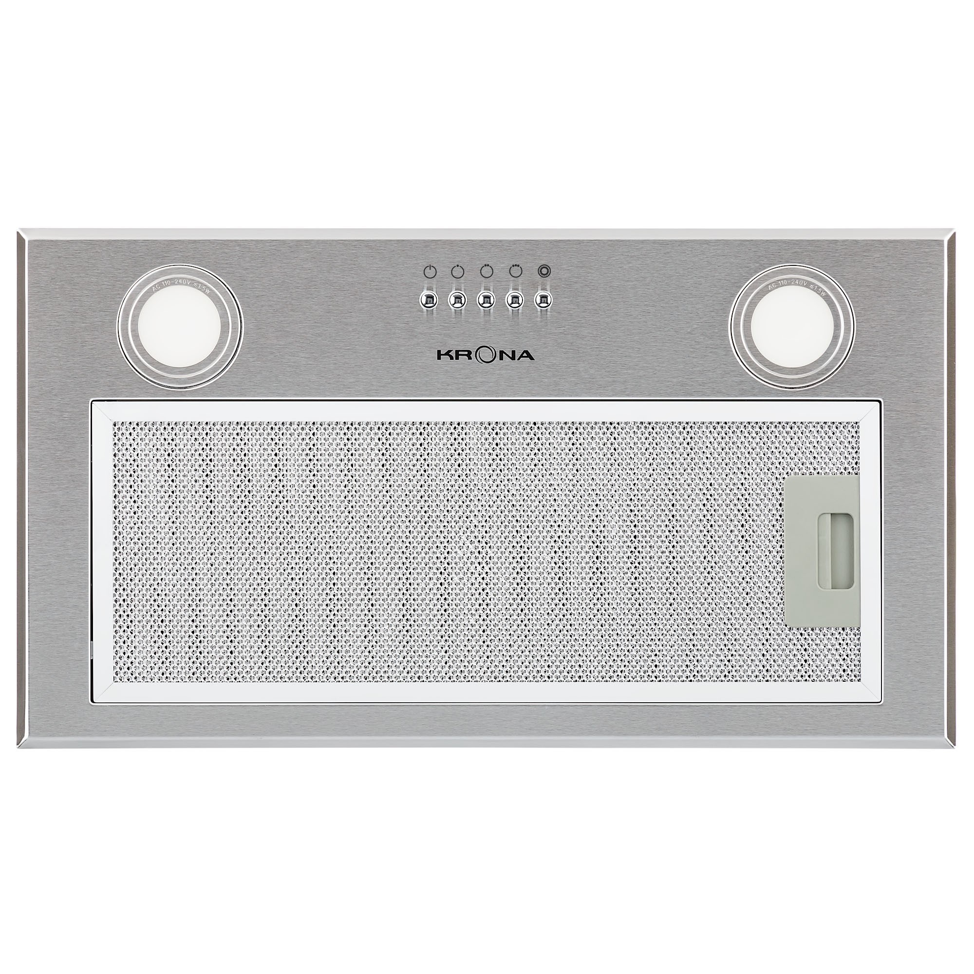 Полновстраиваемая вытяжка KRONA Asta 600 inox PB⚡ — купить с доставкой ...
