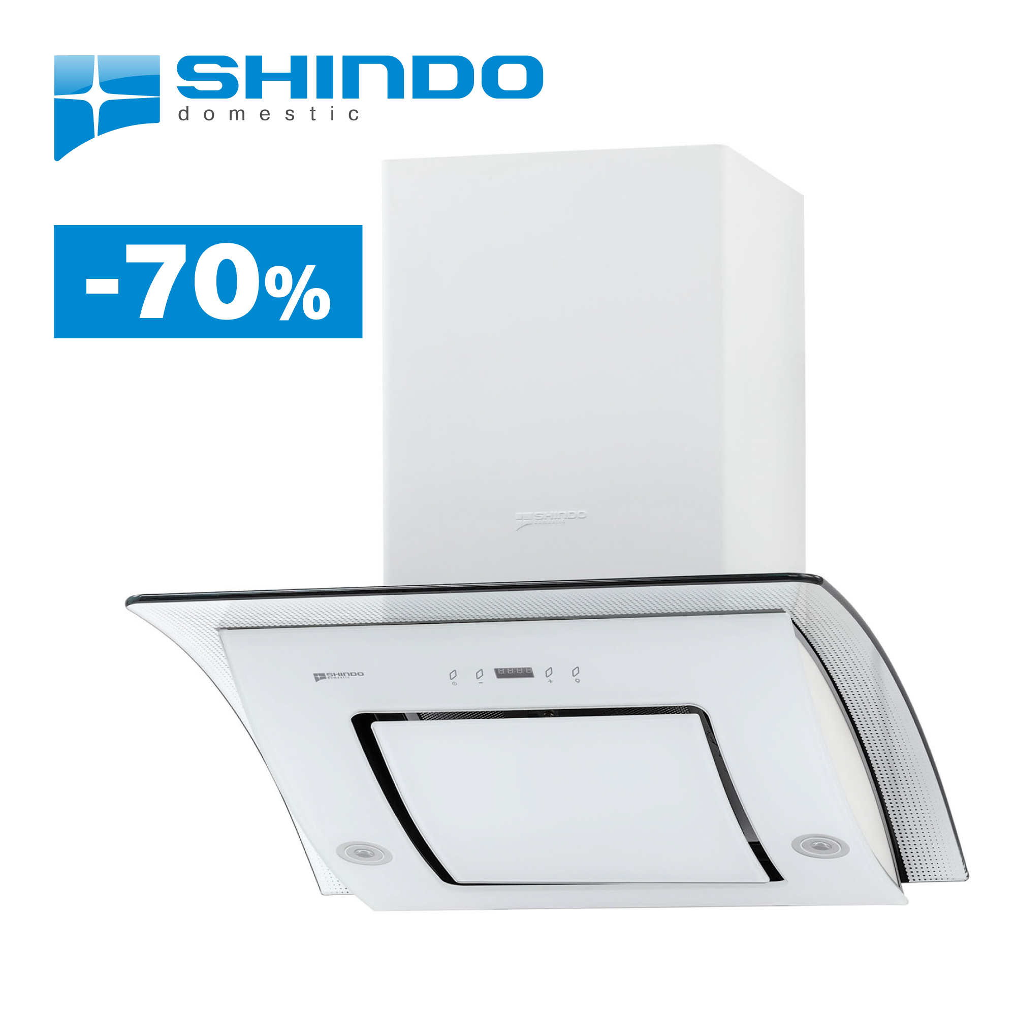 

Наклонная вытяжка Shindo ALIOT PS 60 W/OG 3ETC