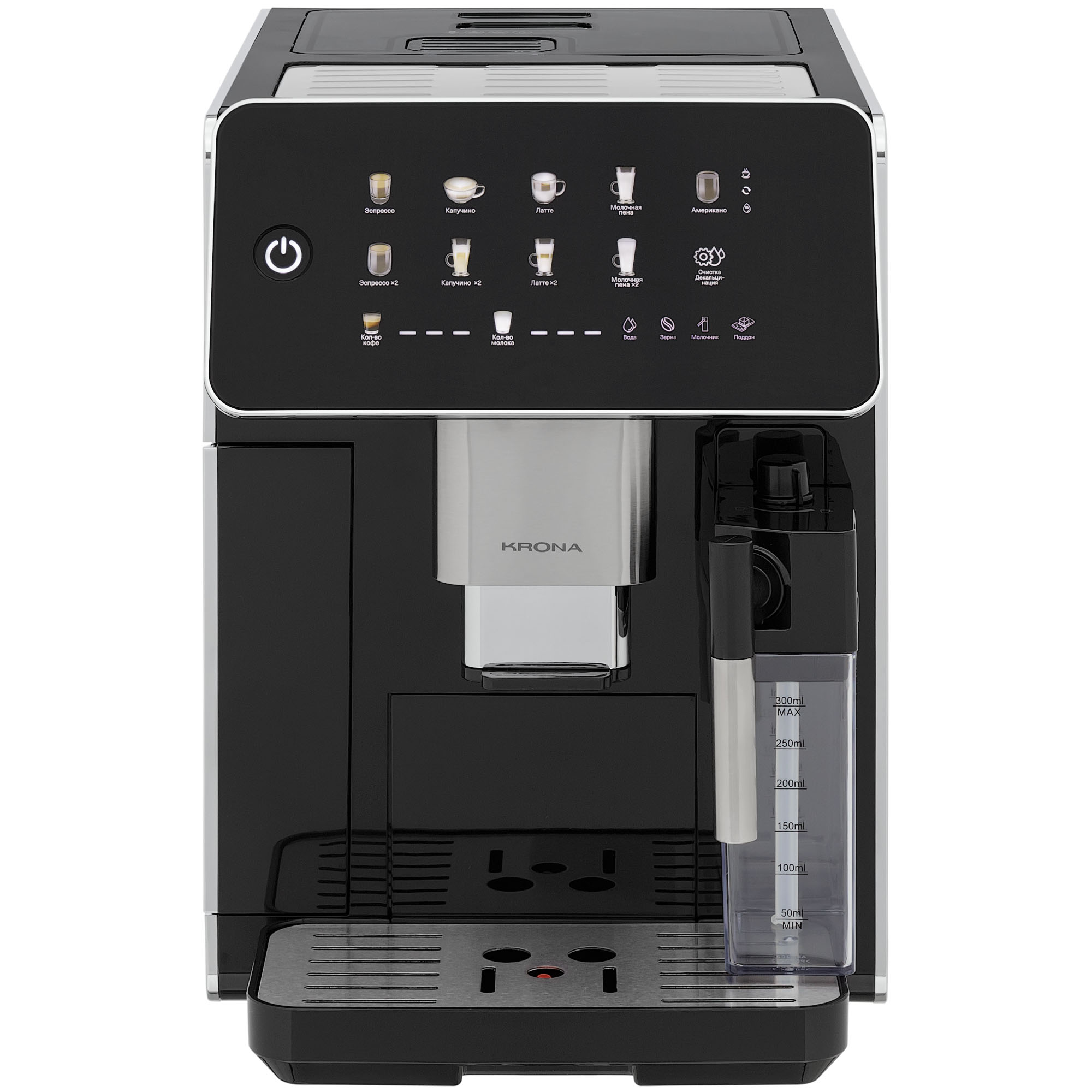 

Кофемашина KRONA Automatische Kaffeemaschine Black 19 Bar