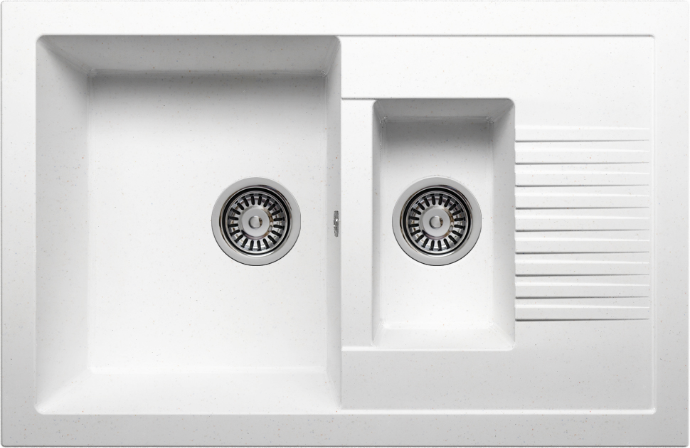 

Мойка RAUM 2B LR W 770*500 WHITE