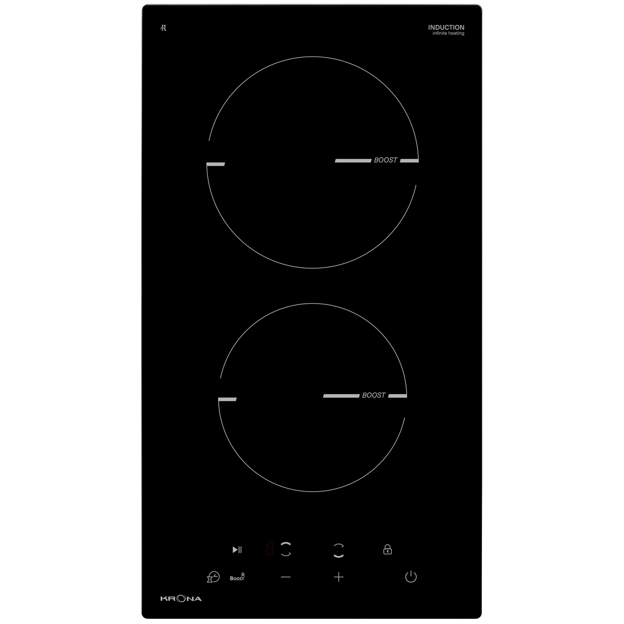 

Индукционная варочная панель KRONA MAGIER 45 BL 3BTK