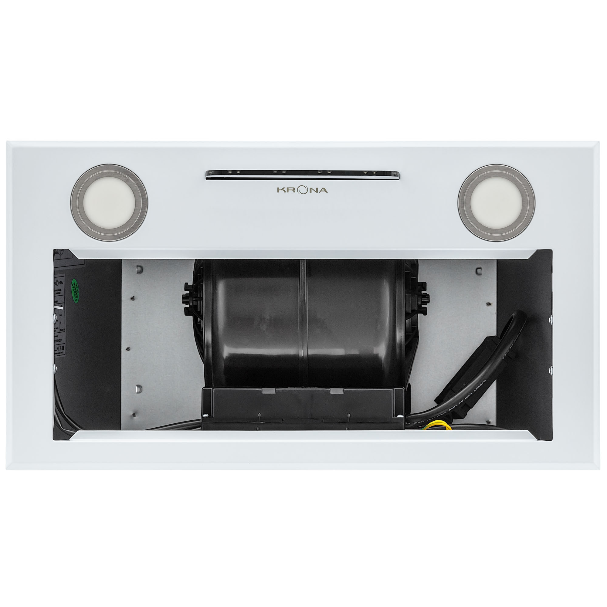 Полновстраиваемая вытяжка KRONA Ameli 600 white S⚡ — купить с доставкой ...