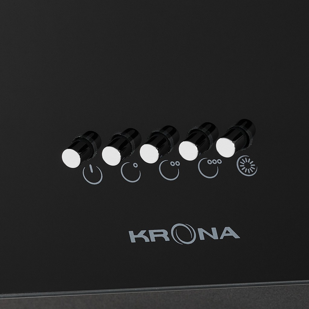 Наклонная вытяжка KRONA POLLY 600 BLACK PB⚡ — купить с доставкой по ...