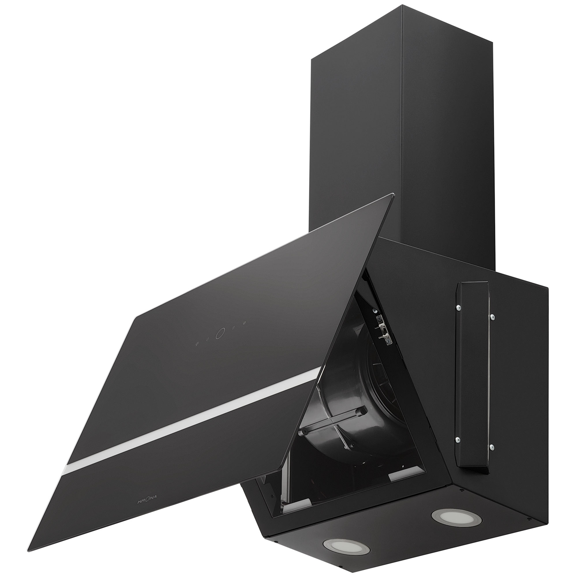 Наклонная вытяжка KRONA BRUNA 600 BLACK S⚡ — купить с доставкой по ...