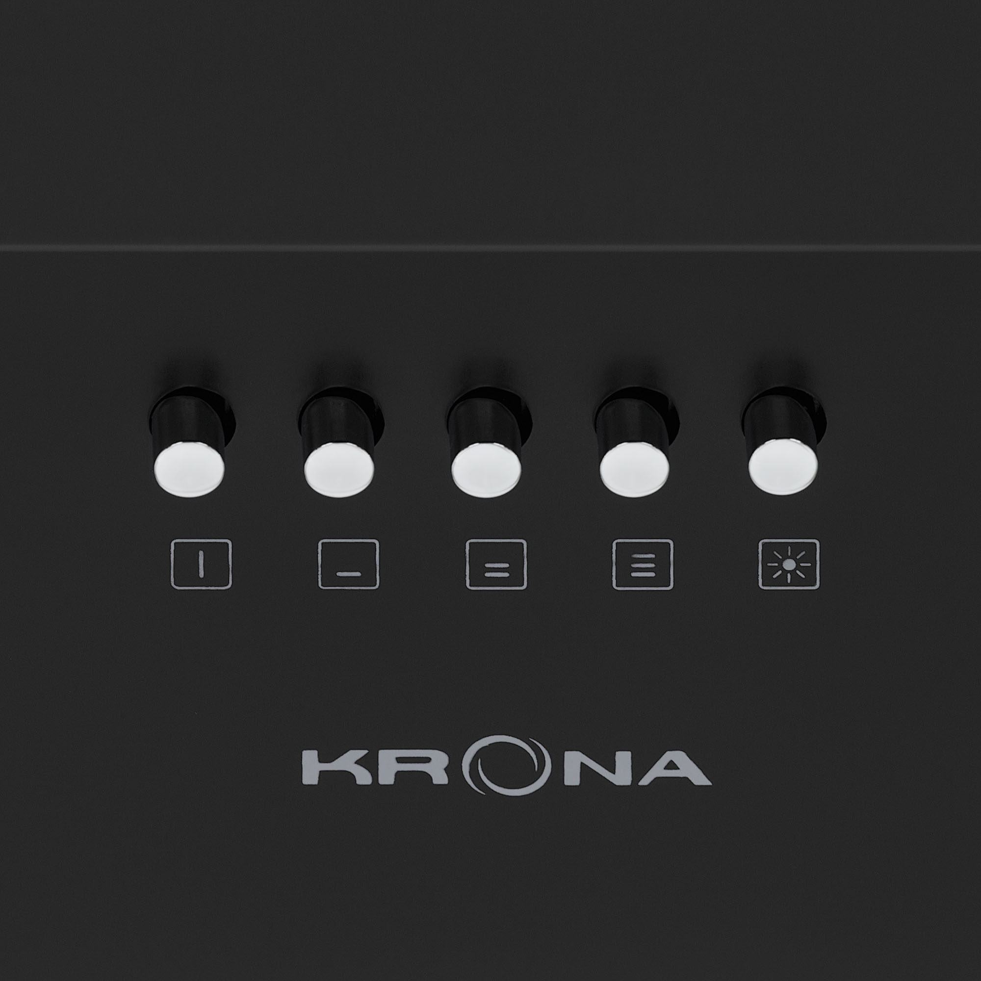 Наклонная вытяжка KRONA PLATTE 600 BLACK PB⚡ — купить с доставкой по ...