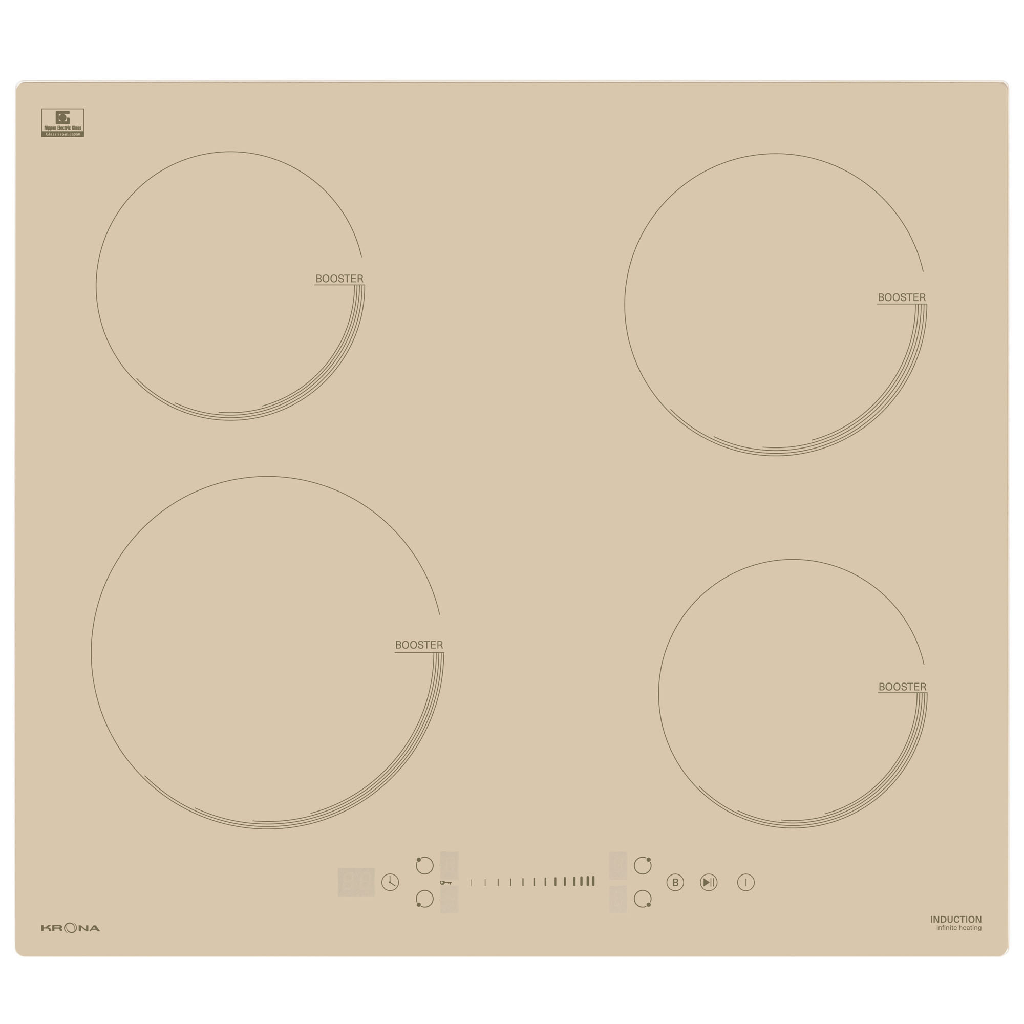 

Индукционная варочная панель KRONA VENTO 30 BL