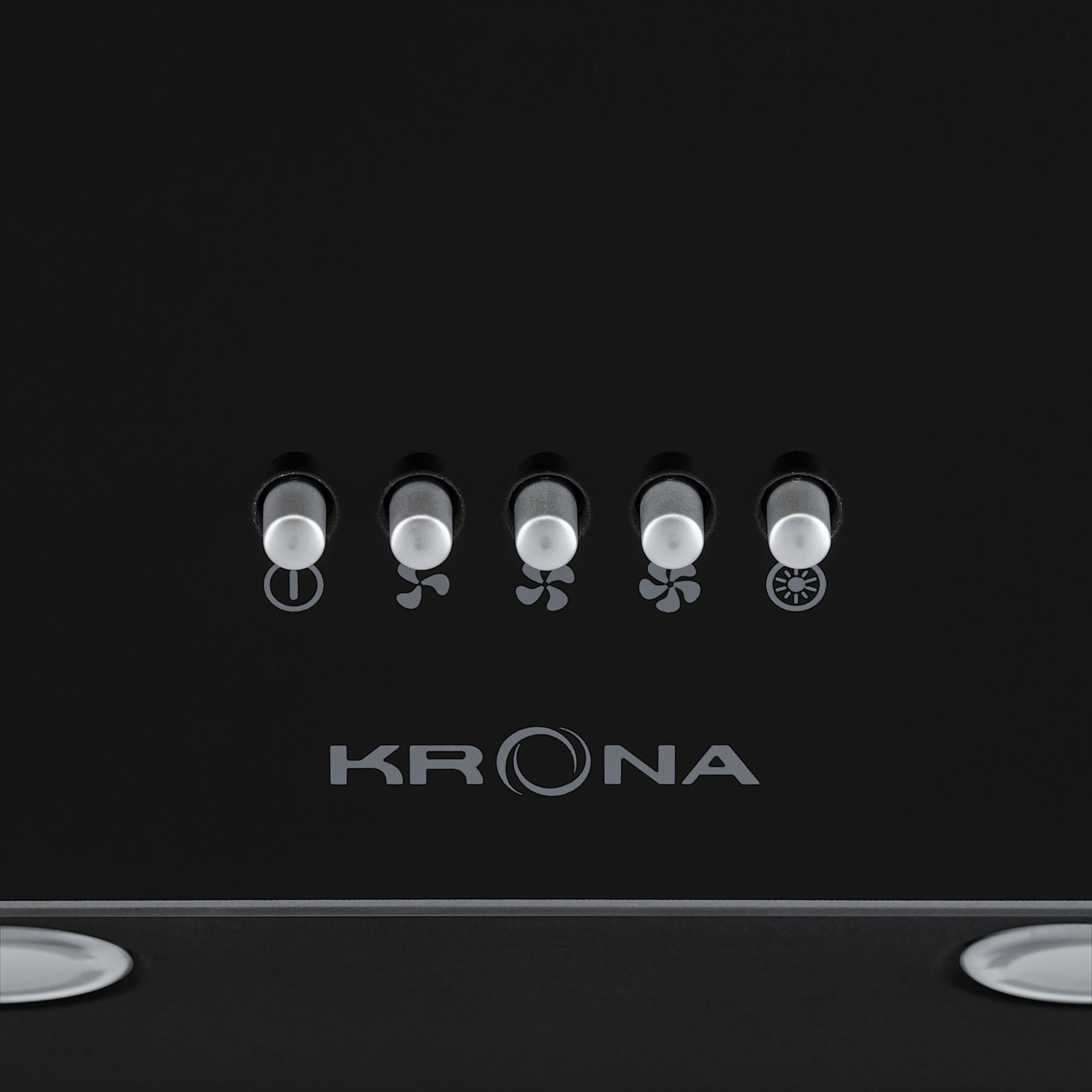 Наклонная вытяжка KRONA HELGA 500 black PB⚡ — купить с доставкой по ...