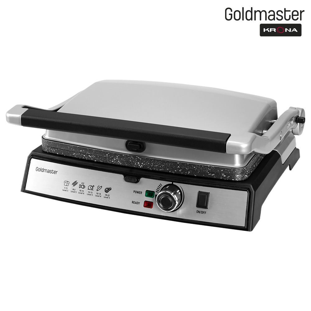 

Контактный гриль Goldmaster Tostmix Silver 2-in-1