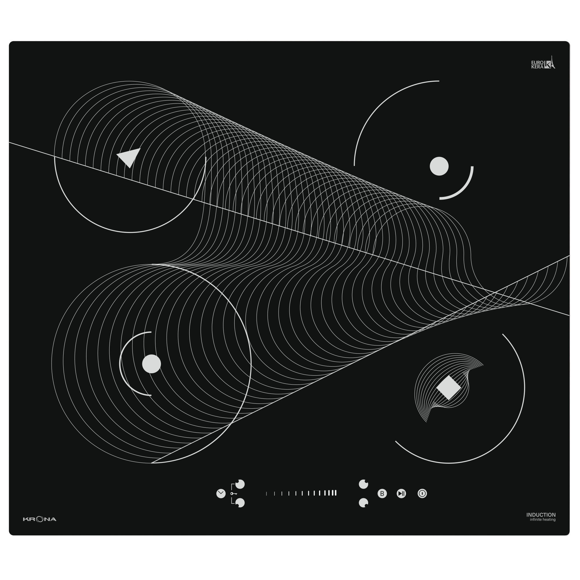 Индукционная варочная панель KRONA MERIDIANA 60 BL