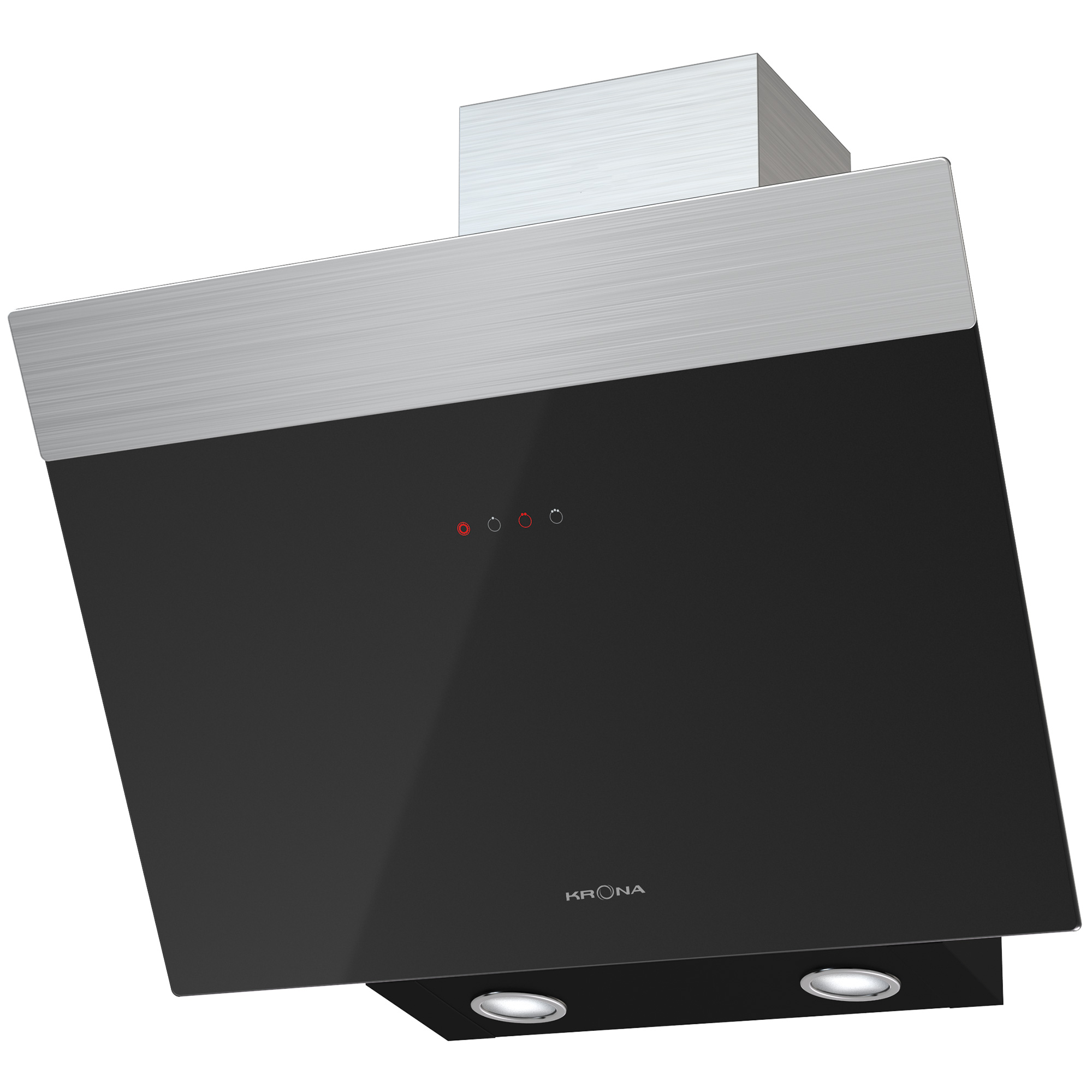 

Наклонная вытяжка KRONA Kristen 600 black/inox S
