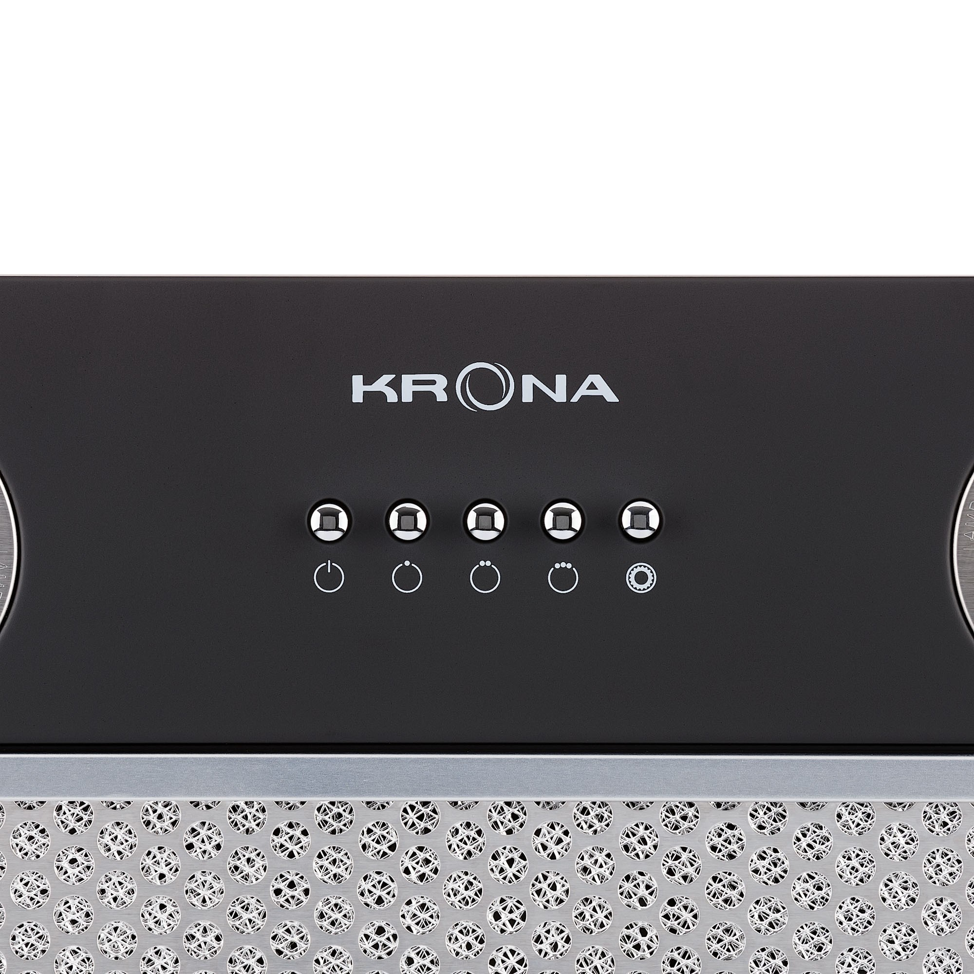 Полновстраиваемая вытяжка KRONA SELINA 600 black PB⚡ — купить с ...
