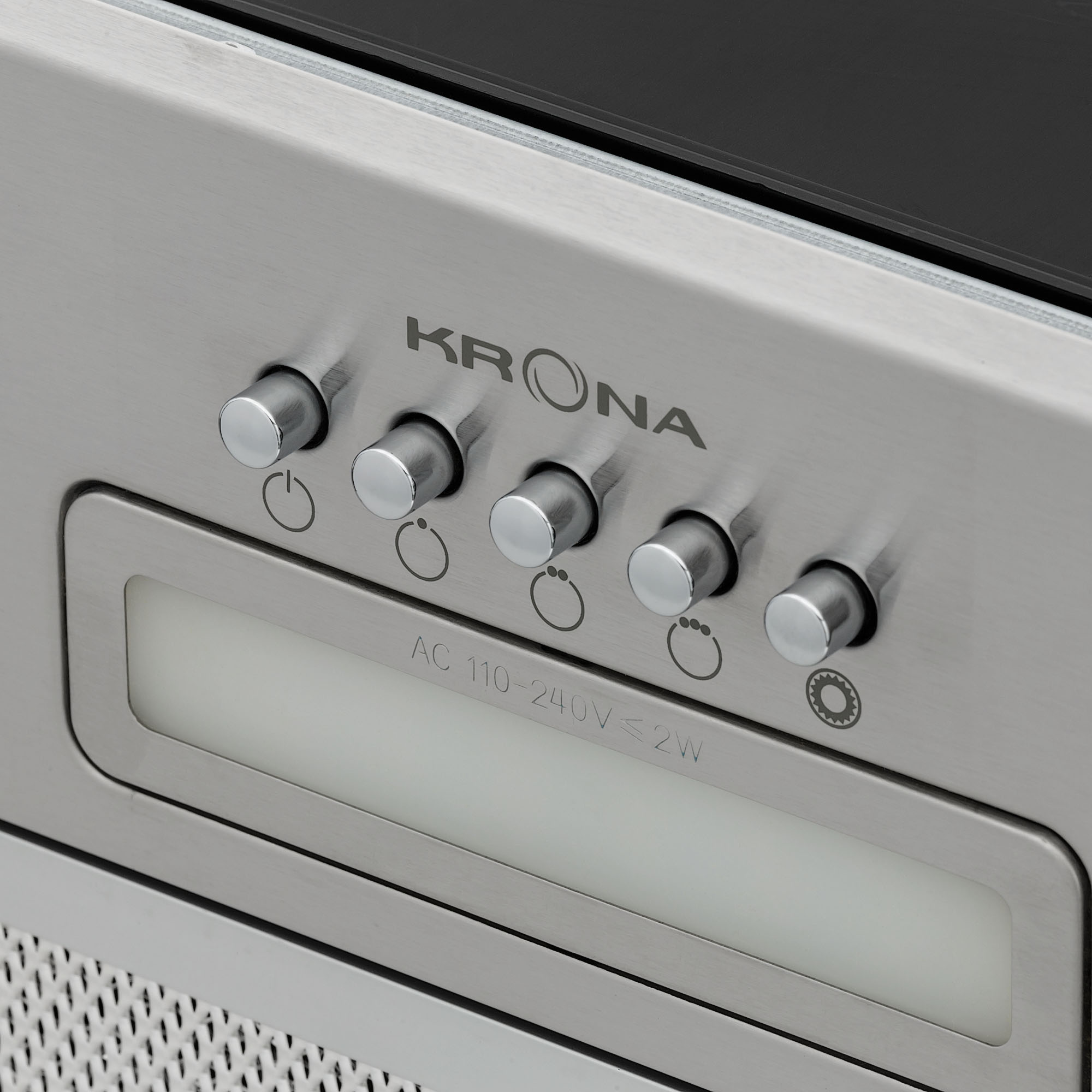 Полновстраиваемая вытяжка KRONA AMELI LIGHT 600 INOX PB⚡ — купить с ...