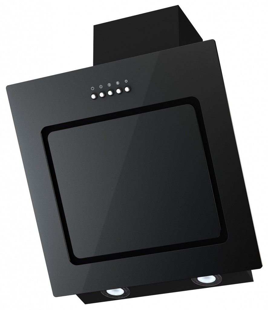 

Наклонная вытяжка KIRSA 600 black/black glass