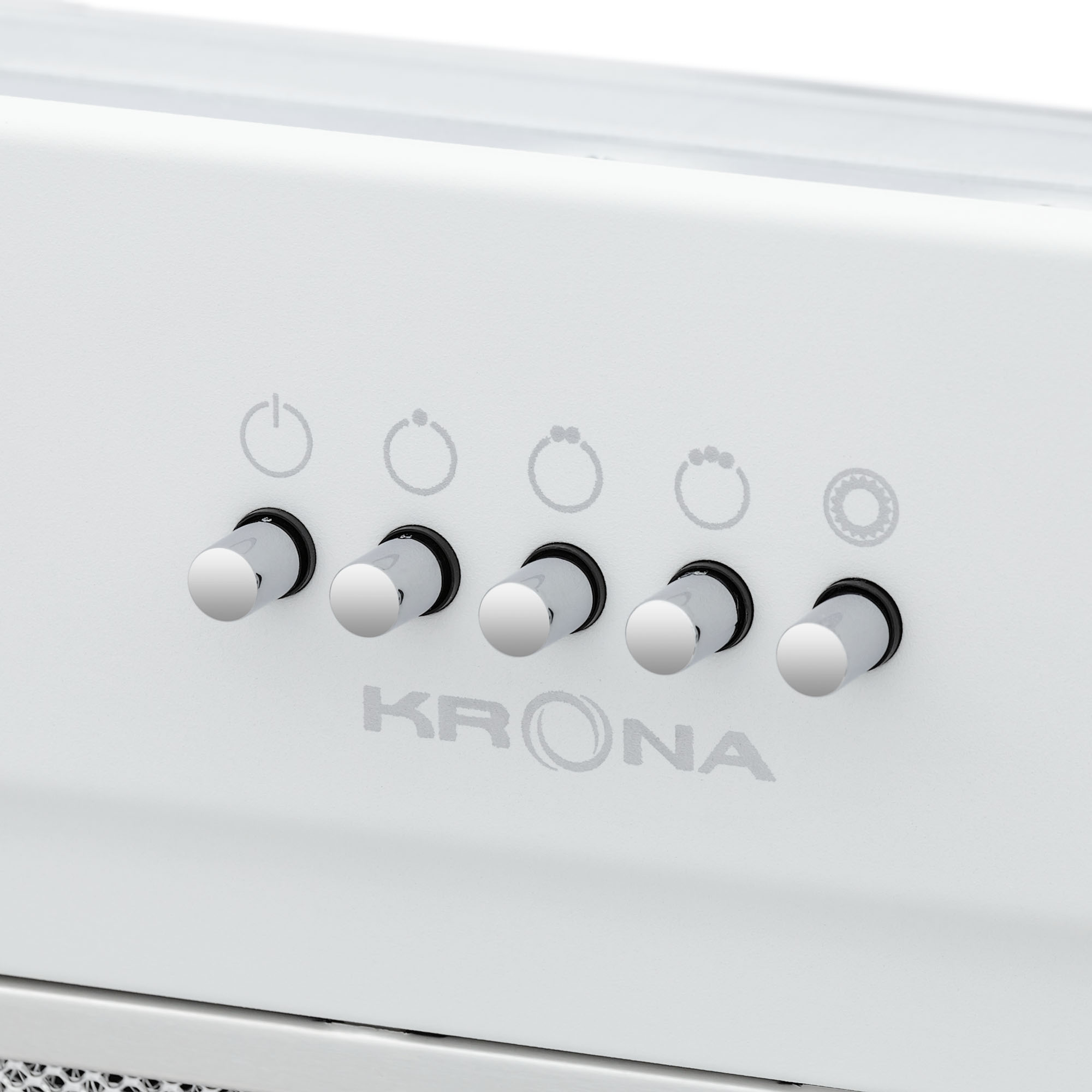 Полновстраиваемая вытяжка KRONA KATE 600 WHITE PB K⚡ — купить с ...