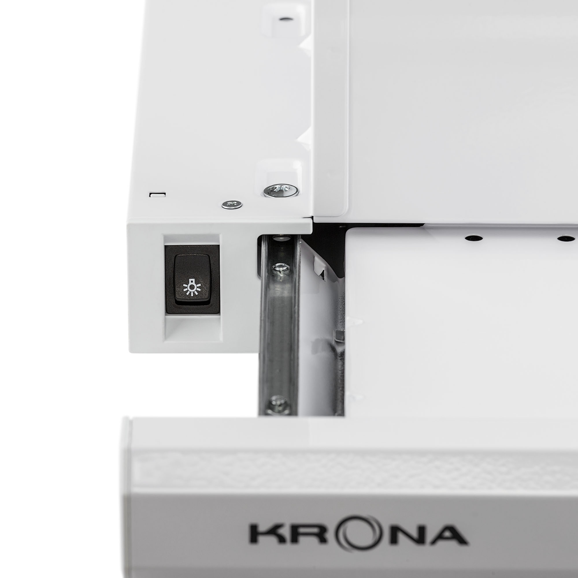Вытяжка телескопическая KRONA KAMILLA 600 E2M white⚡ — купить с ...