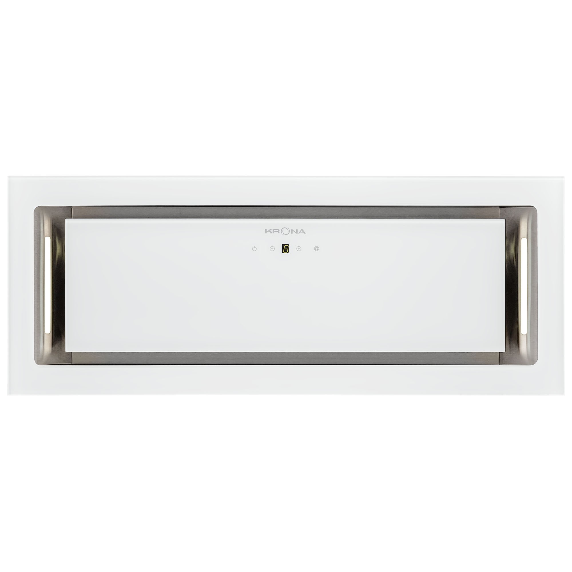 Полновстраиваемая вытяжка KRONA SELINA 900 GLASS white S⚡ — купить с ...
