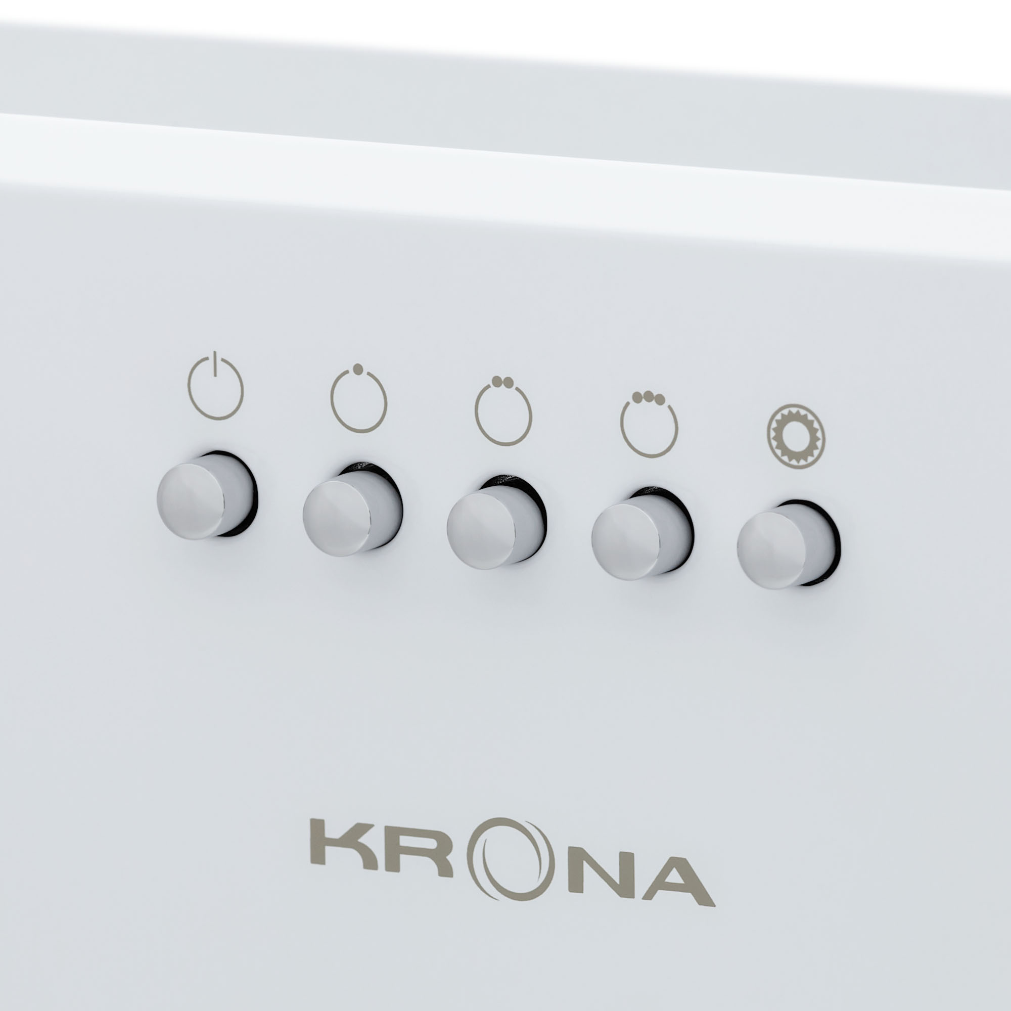 Полновстраиваемая вытяжка KRONA Ameli 600 white PB⚡ — купить с ...