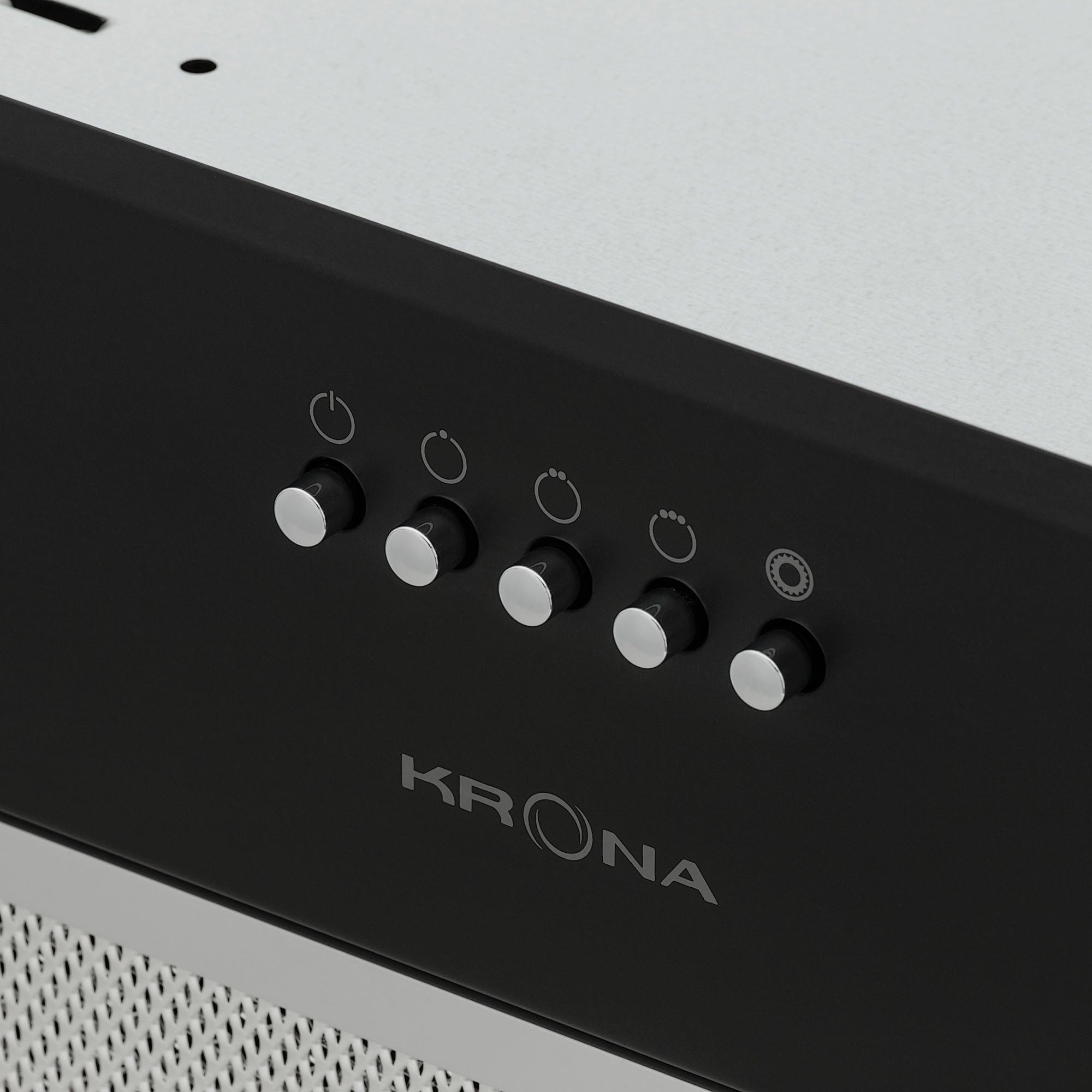 Полновстраиваемая вытяжка KRONA Asta 600 black PB⚡ — купить с доставкой ...