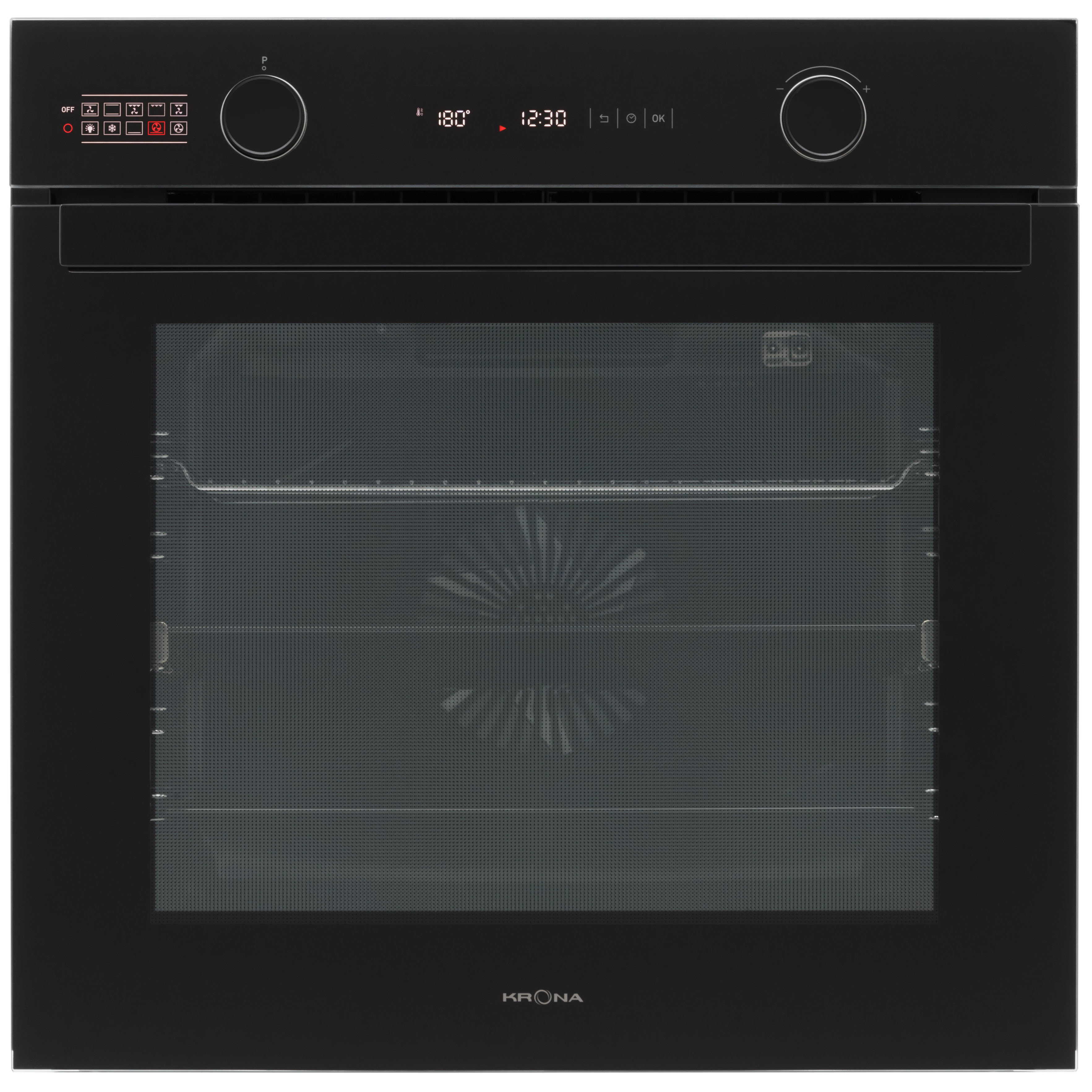 Электрический духовой шкаф KRONA NERO max 60 BL/BL