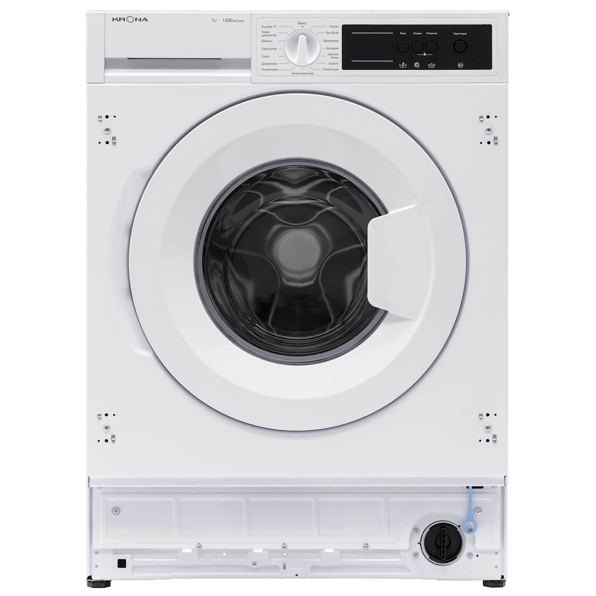 

Встраиваемая стиральная машина KRONA ZIMMER 1400 8K WHITE