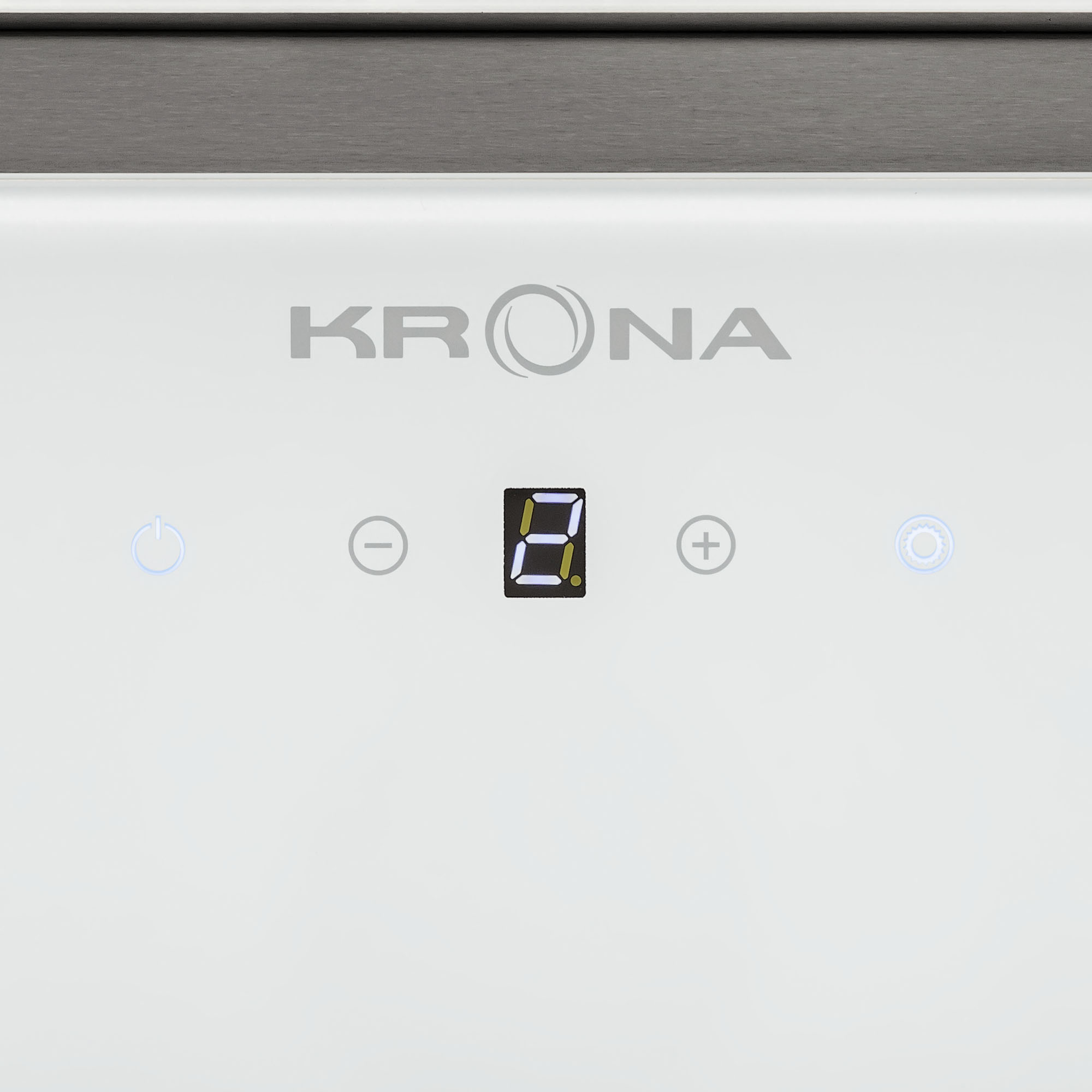 Полновстраиваемая вытяжка KRONA SELINA 600 GLASS white S⚡ — купить с ...
