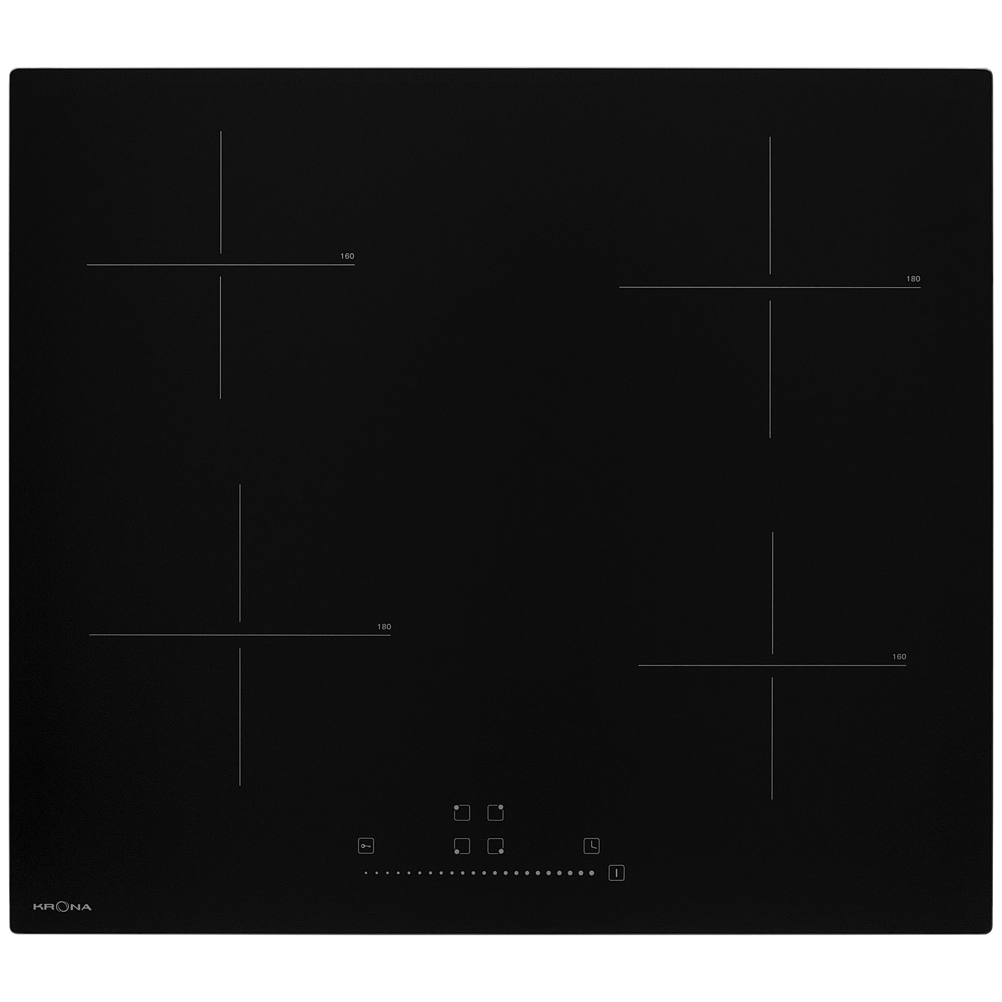 

Индукционная варочная панель KRONA ARGON 60 BL TS