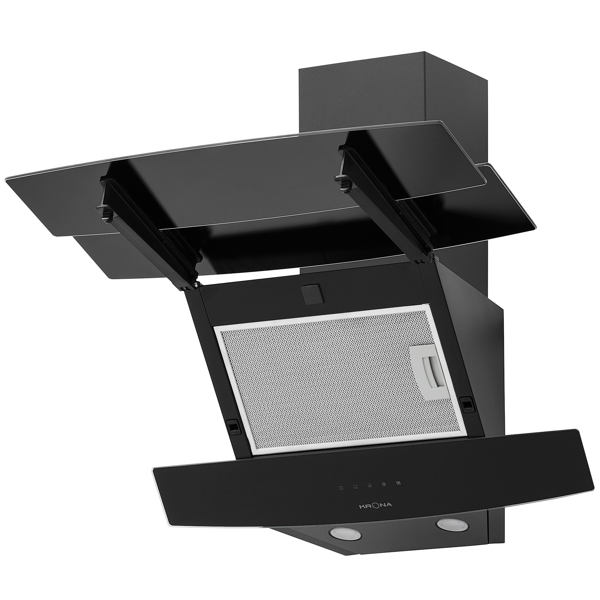 Наклонная вытяжка KRONA MELODIE 600 BLACK S⚡ — купить с доставкой по ...
