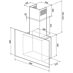 AURA 600 FRAME BLACK S
