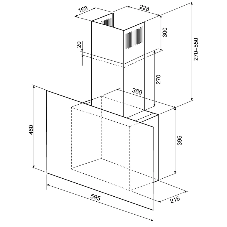 AURA 600 FRAME BLACK S