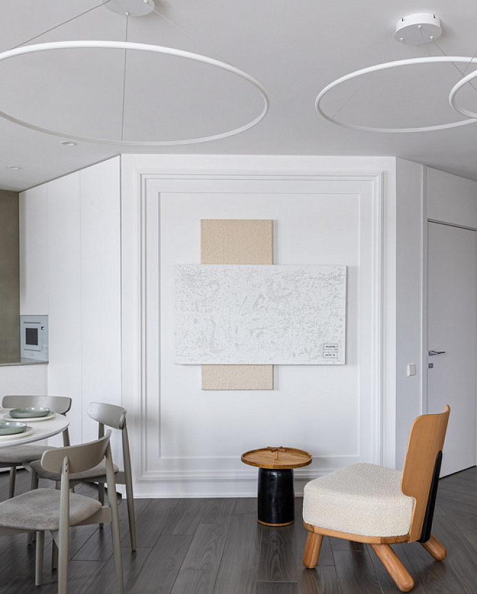 Техника KRONA на «дисциплинированной кухне-гостиной»