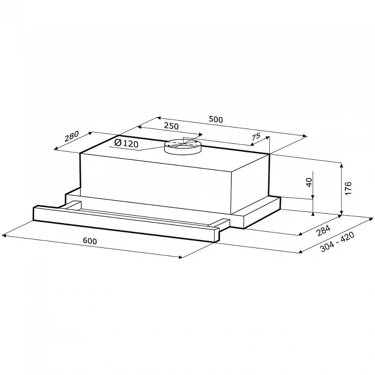 VENDY 600 INOX (1 мотор)