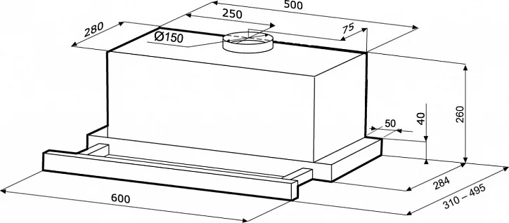 KAMILLA POWER 600 INOX 3
