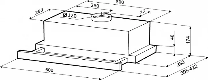 KAMILLA 600 BLACK (2 мотора)