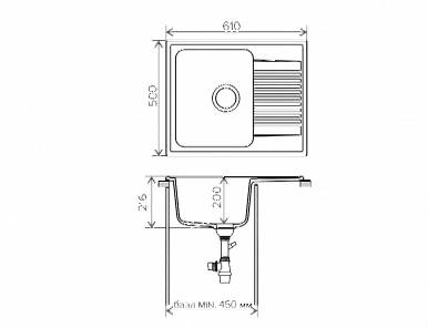 KOMFORT 1B LR W 610*500 PEARL
