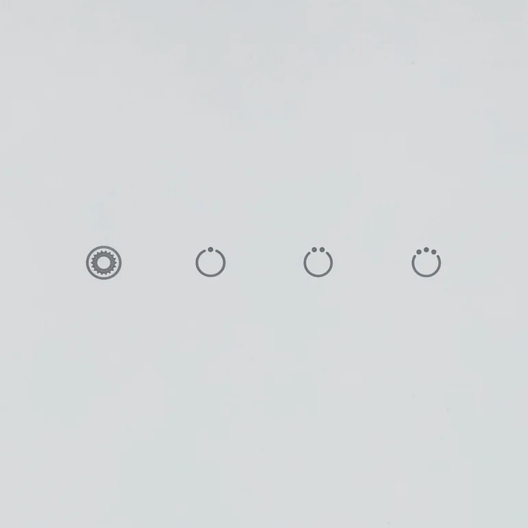 Kristen 600 white/inox S