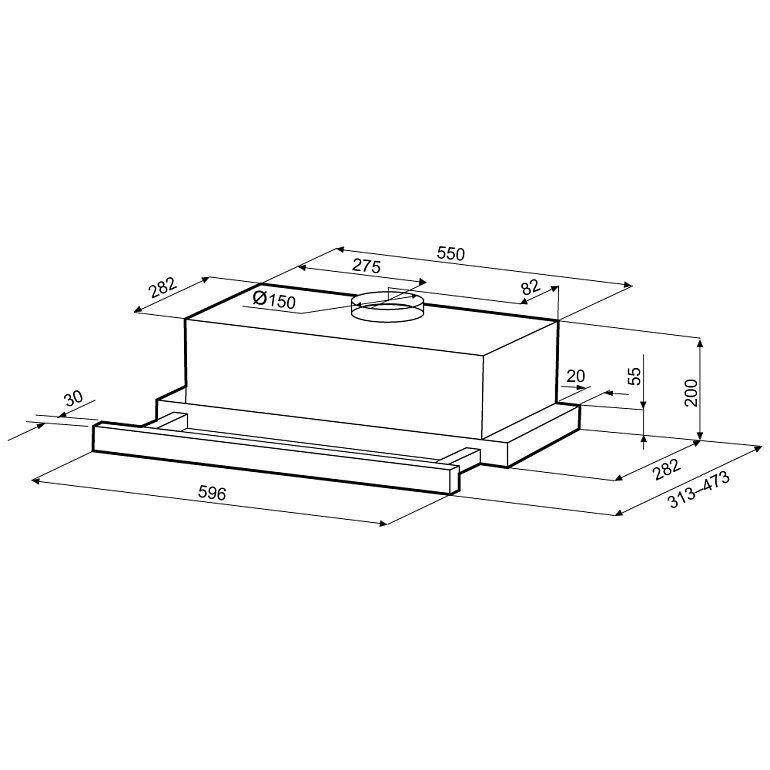 KAMILLA TK 600 WHITE (1 мотор)