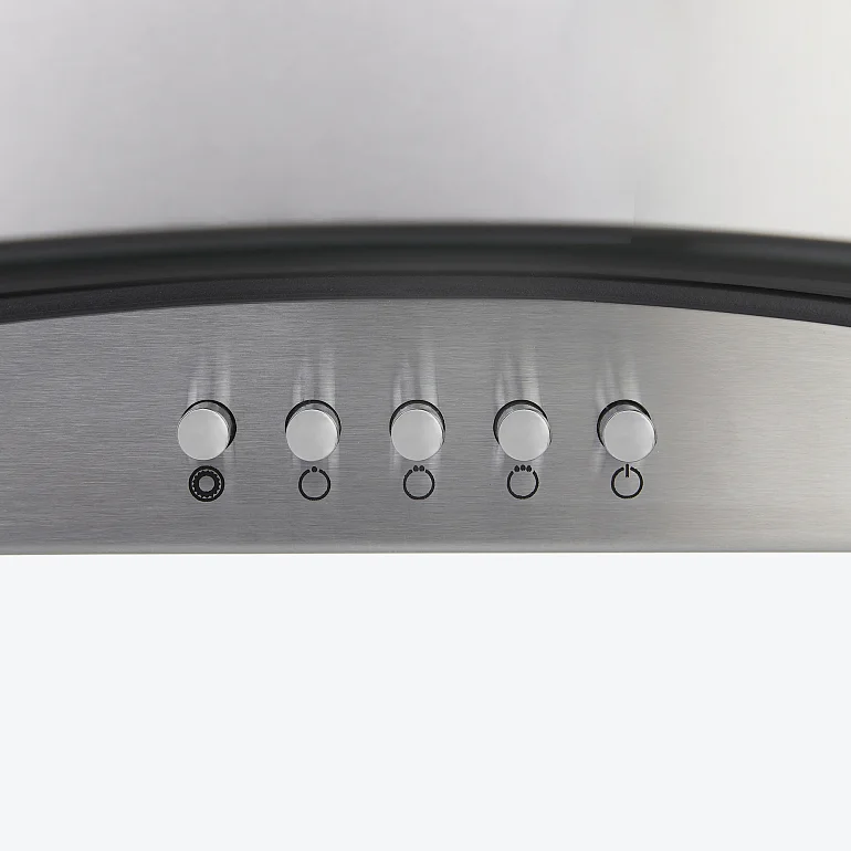 SABRINA 600 inox/glass push button