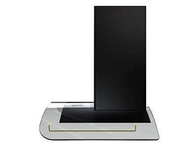 SHARLOTTA 600 Black/Dark glass 3Р с рейлингом