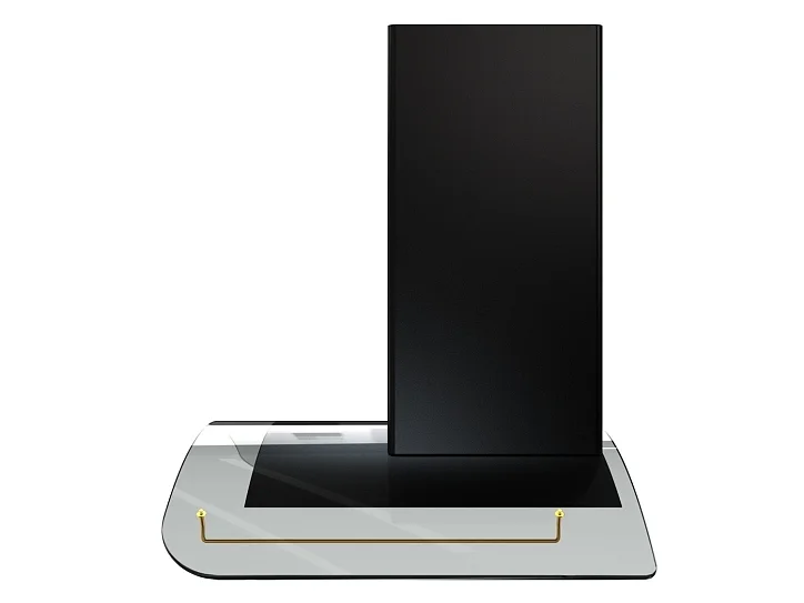 SHARLOTTA 600 Black/Dark glass 3Р с рейлингом