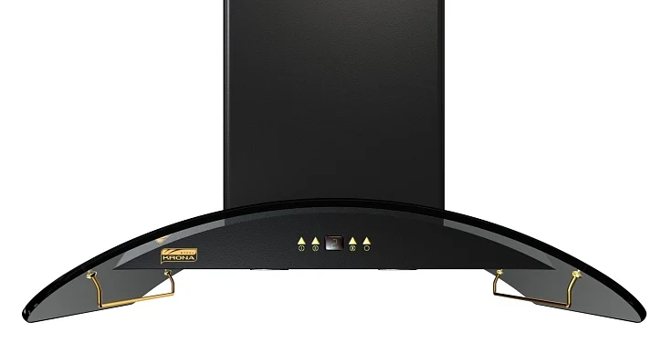 SHARLOTTA 600 Black/Dark glass 3Р с рейлингом