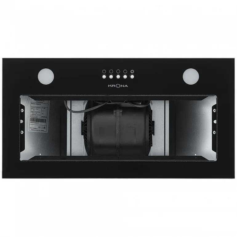 LUISA 600 GLASS BLACK PB