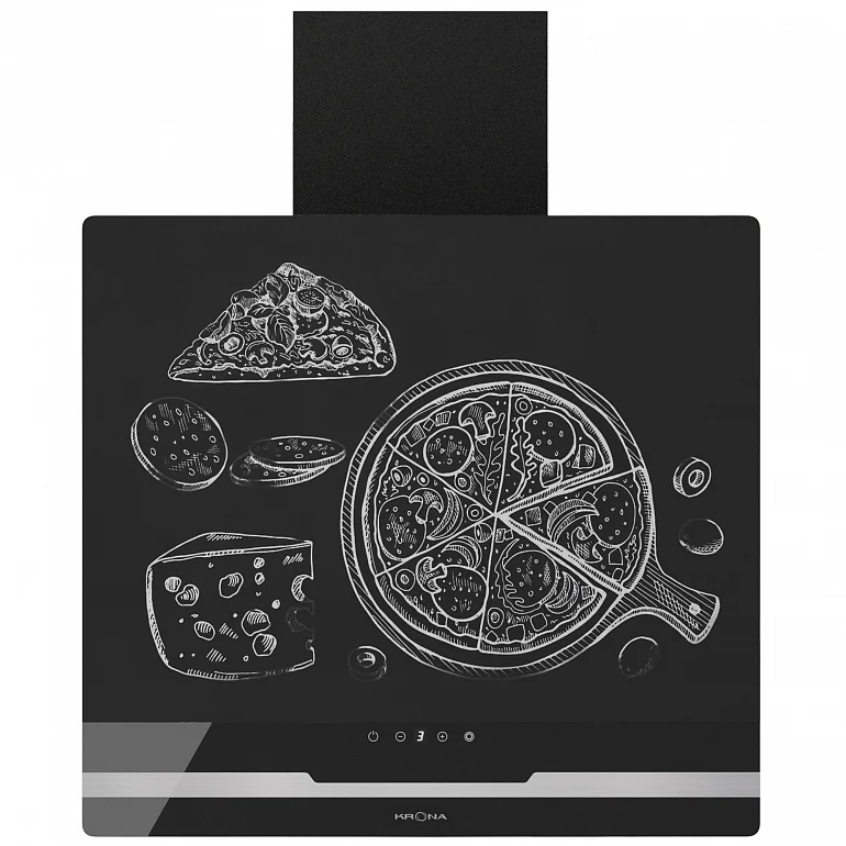 DOMENIKA 600 BLACK/INOX S