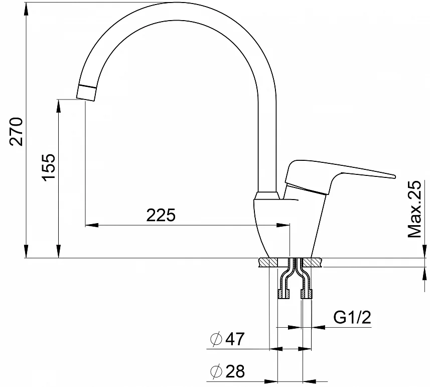 WASSER H270 1 BLACK