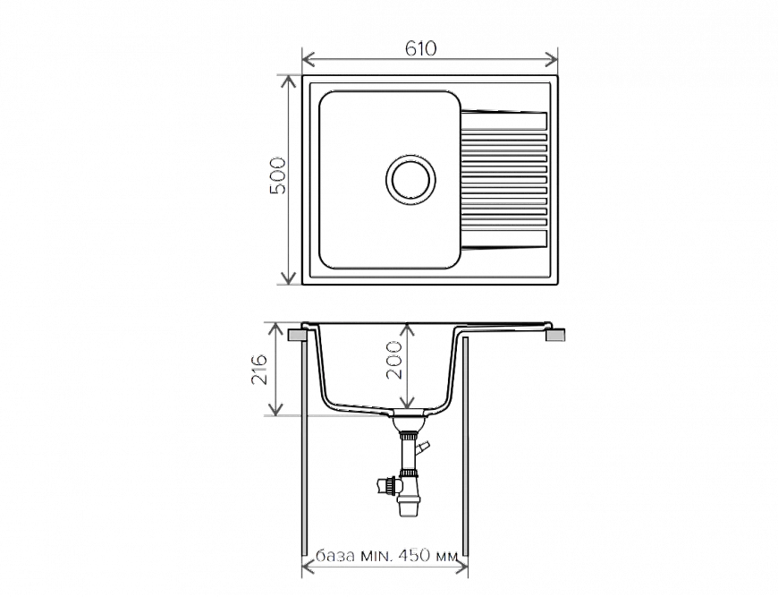 KOMFORT 1B LR W 610*500 BROWN