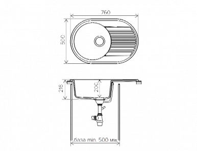 TROMMEL 1B LR W 760*500 WHITE