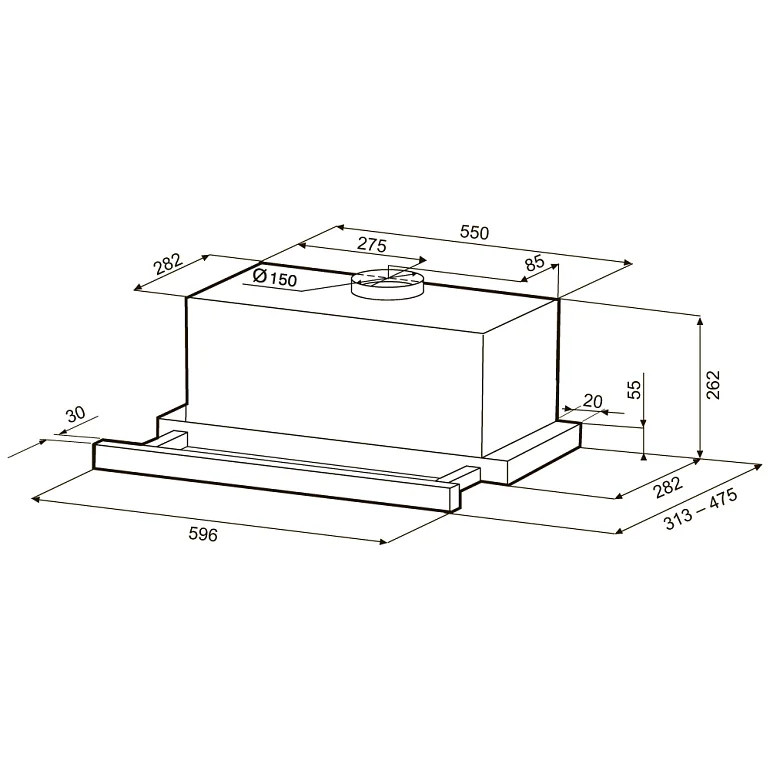 KAMILLA T POWER 600 Inox