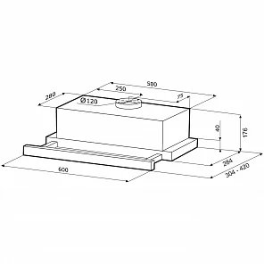 VENDY 600 WHITE (1 мотор)