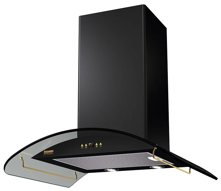 SHARLOTTA 600 Black/Dark glass 3Р с рейлингом
