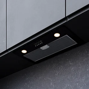 LUISA 600 GLASS BLACK PB