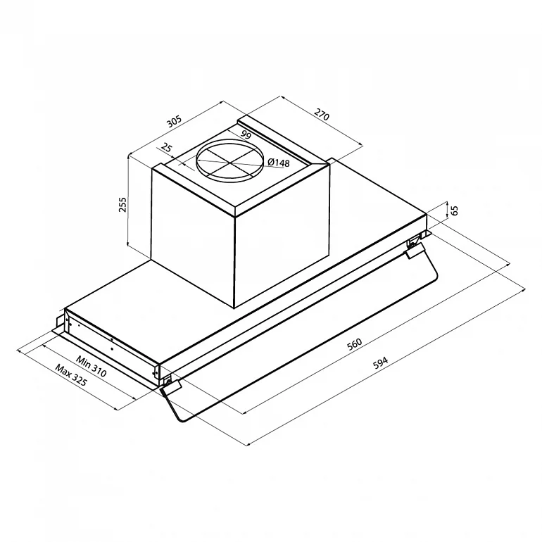 IDA 600 INOX 3P